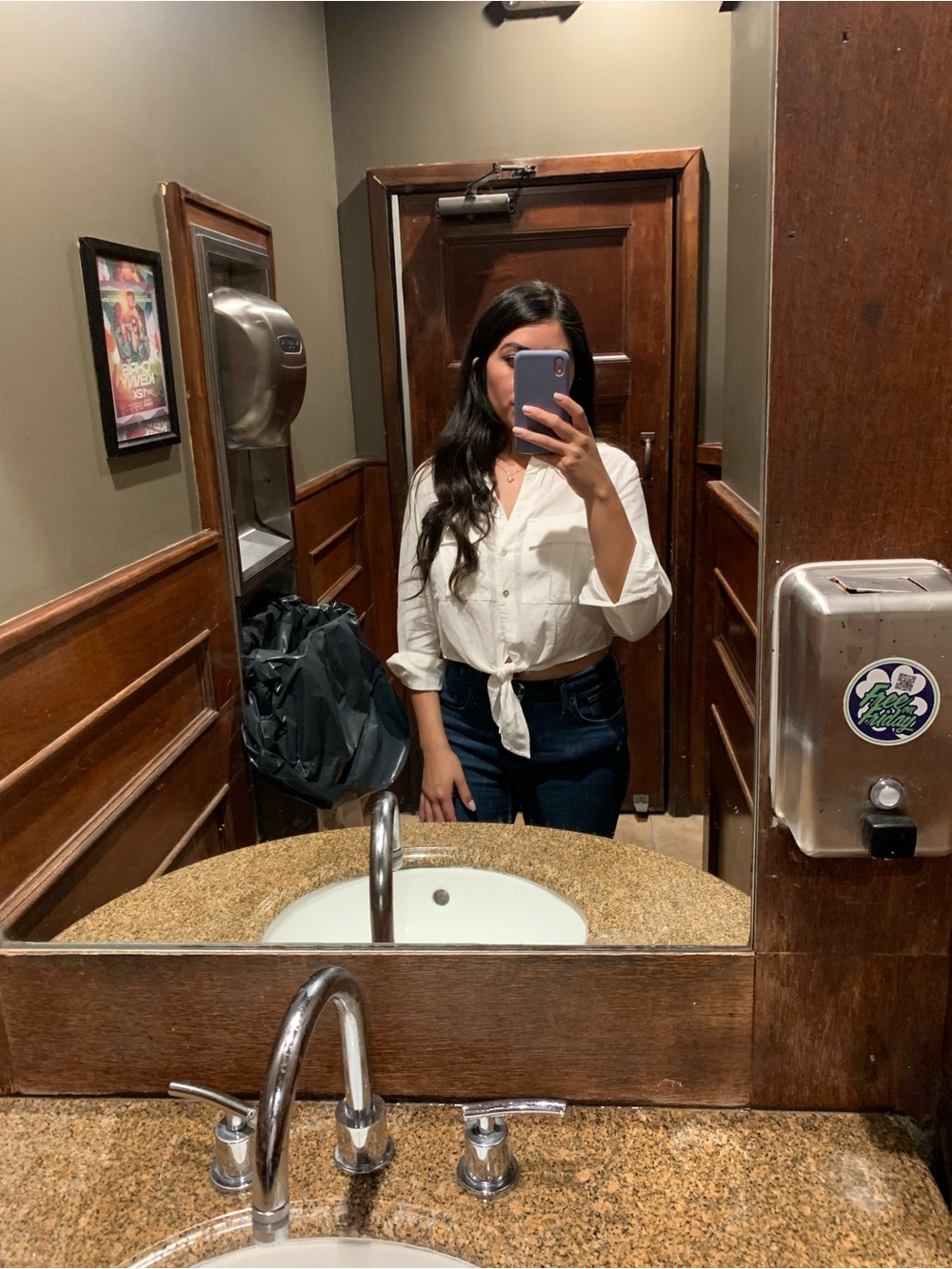 Zara White Button Down Crop Top - Picture 10 of 10